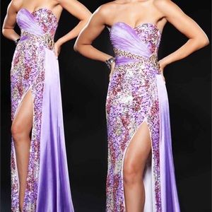 Cassandra stone prom dress